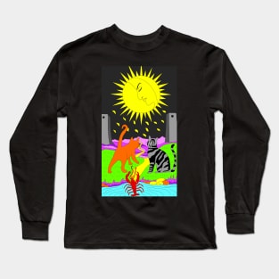 The Moon Card Long Sleeve T-Shirt